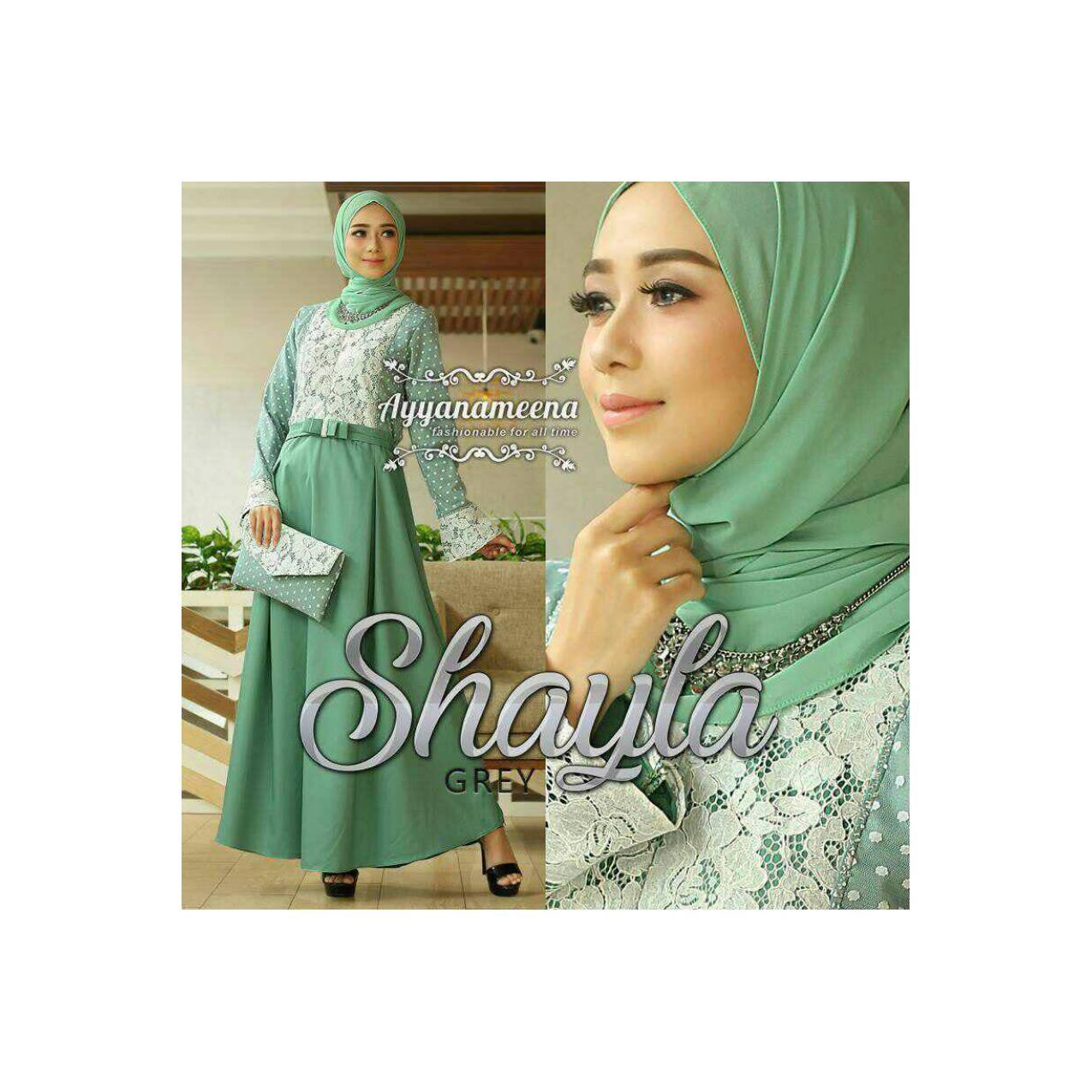Gamis SHAYLA DRESS Busana Muslim By Ayyanameena