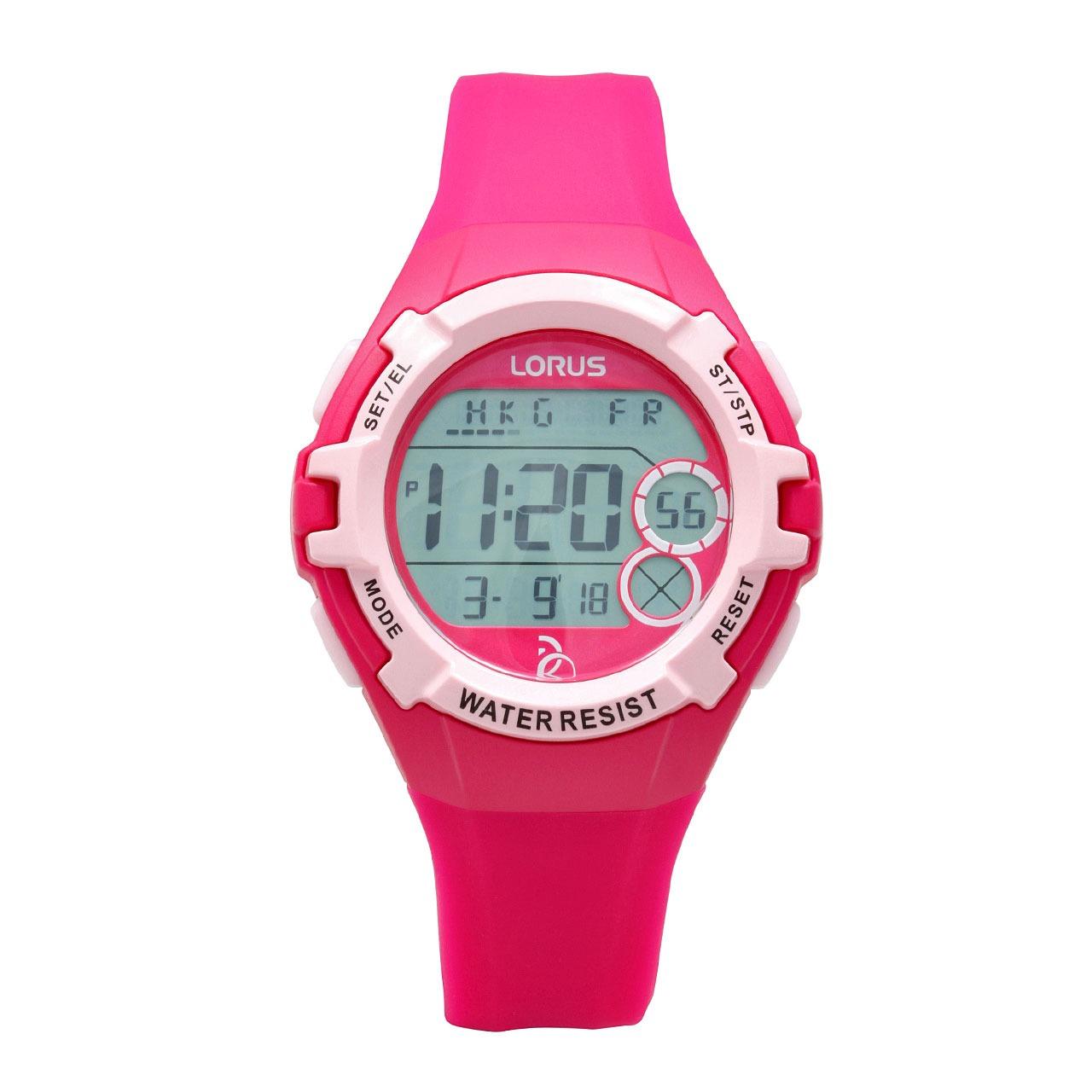 LORUS Jam Tangan - Red Pink - Silicon - R2397LX9