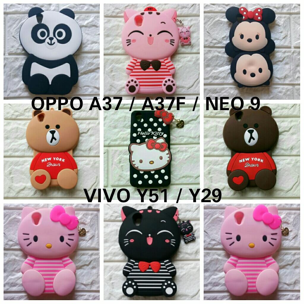 OPPO A37 // A37F - NEO 9 // VIVO Y51 // Y51L // Y29 / JUAL CASE BONEKA 3D - JUAL CASING HP - ACC HP - MURAH