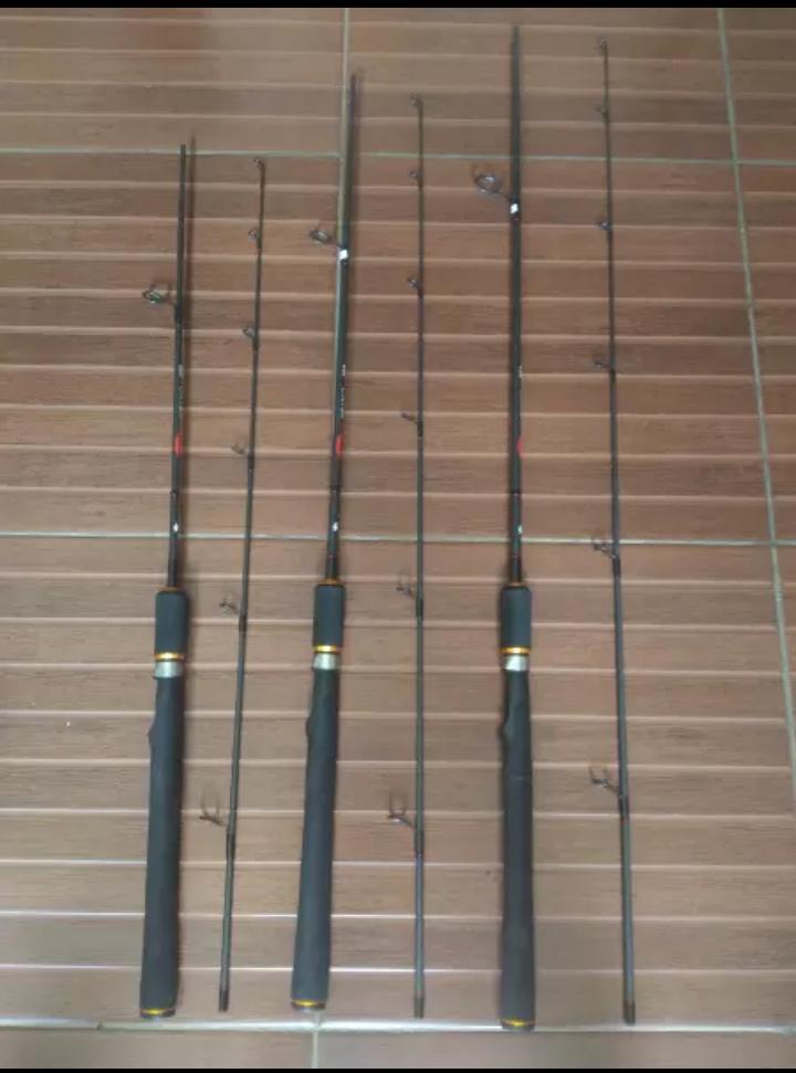 Joran pancing carbon 150cm ring guide 7 pc harga murah kualitas bagus