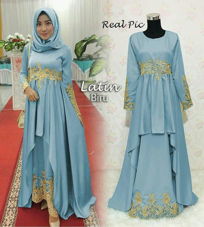 120711 GAMIS PESTA LATIN BIRU