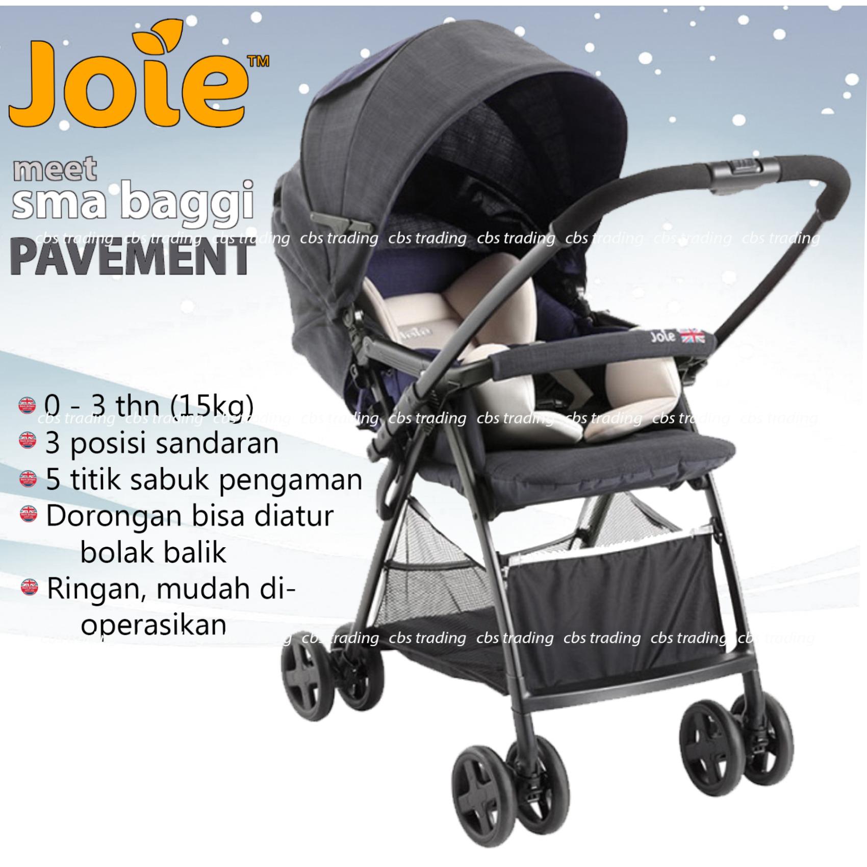 Joie Meet SMA Baggi Baby Stroller  - Kereta Dorong Bayi - Pavement