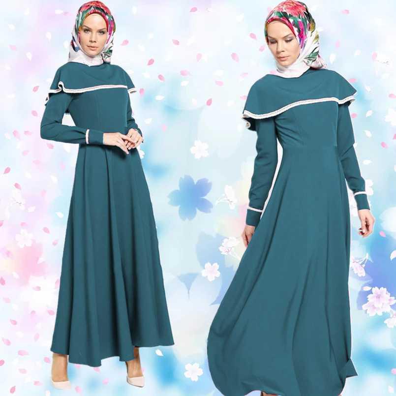 Long dress Gamis Maxi variasi Renda tangan Panjang - Vinka