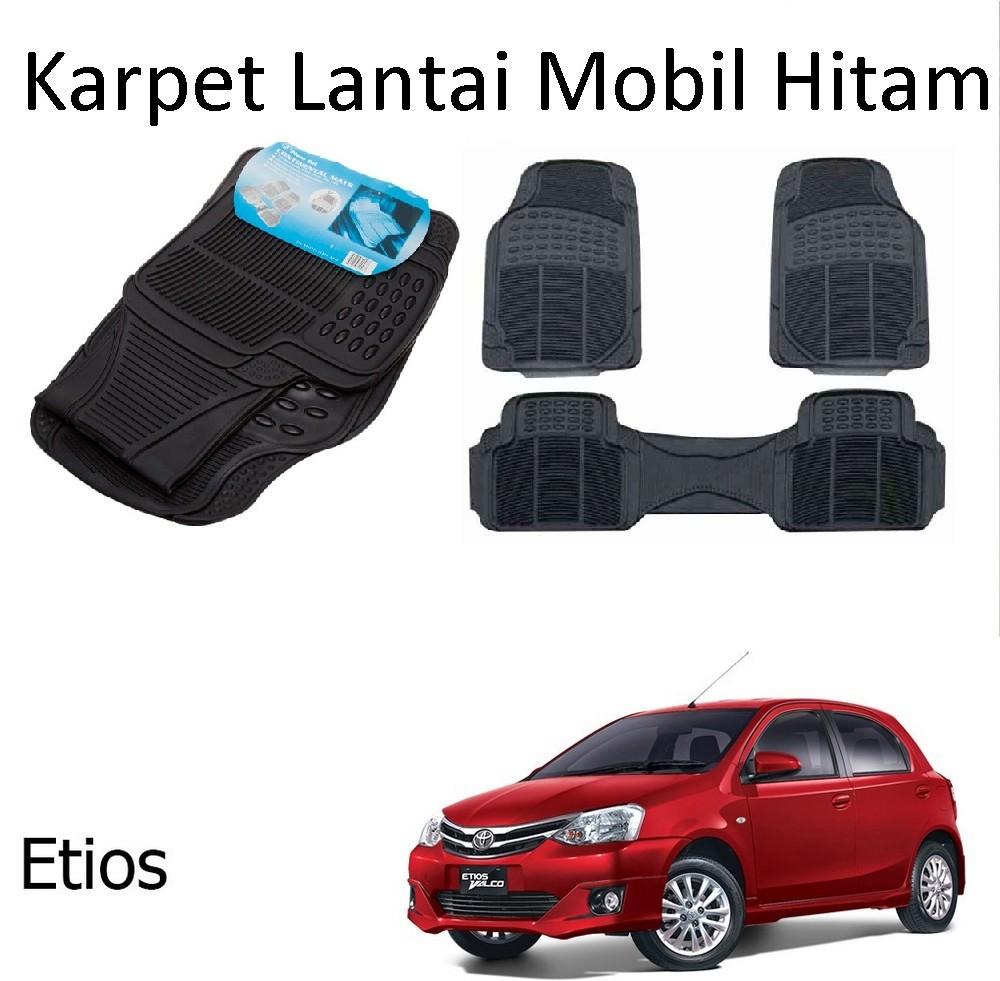 Karpet Mobil Etios / Car Carpet / Floor Mats Universal Warna Hitam