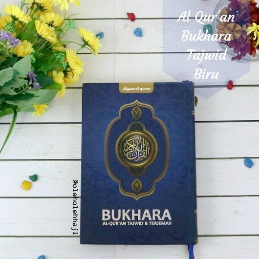Al Quran Bukhara Tajwid dan Terjemahan Ukuran Sedang Hard Cover - Biru