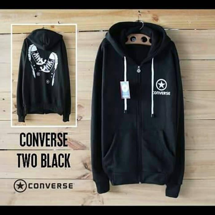 PROMO !! jaket sweater converse shoes