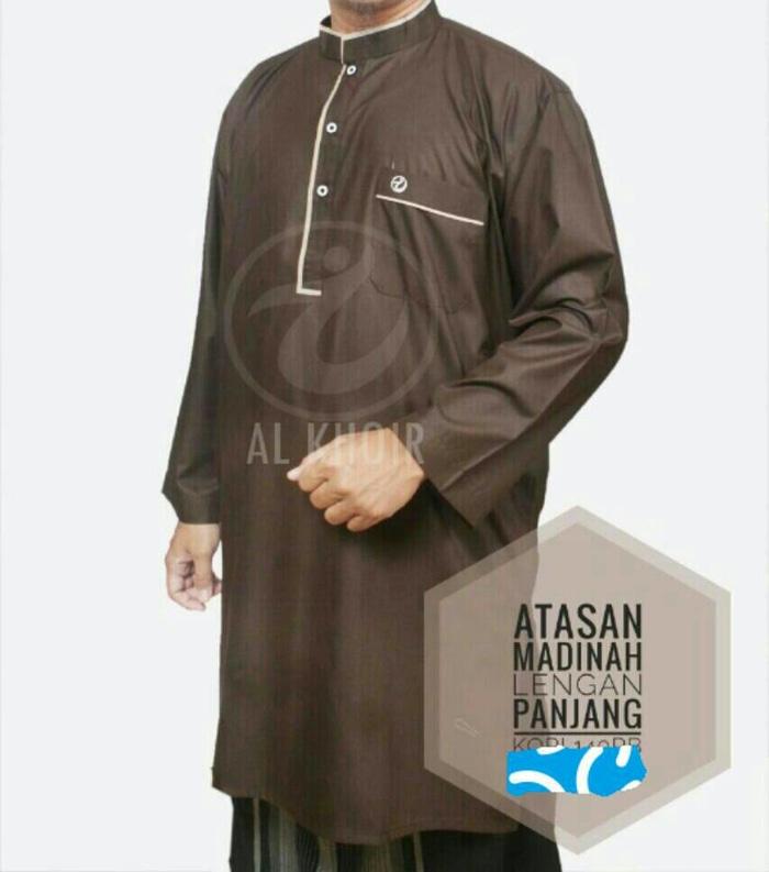 Hot Promo ATASAN GAMIS MADINAH LENGAN PANJANG Merk AL KHOIR