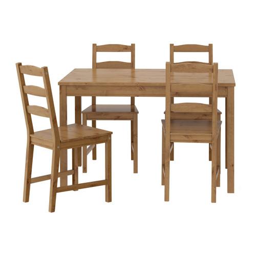 PROMO!! IKEA JOKKMOKK Meja Makan Set dengan 4 kursi, Kayu Pinus Solid MURAH / BUBBLE 3 LAPIS / ORIGINAL / IKEA ORIGINAL