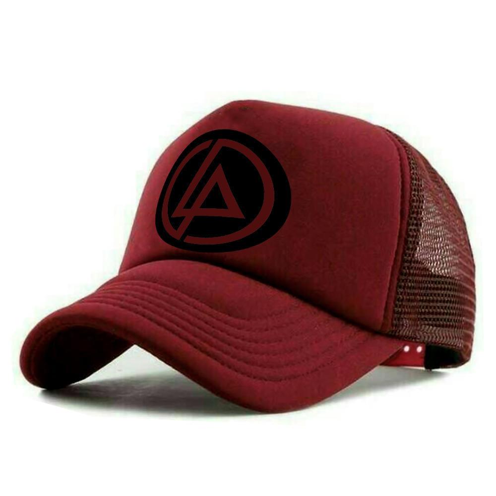 Topi Distro LINKIN PARK Trucker Exclusive Maroon Premium 2diclothing