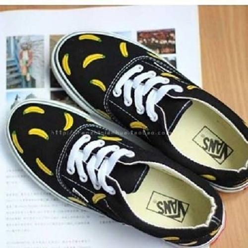 SEPATU VANS PRIA KARAKTER CARTOON BANANA