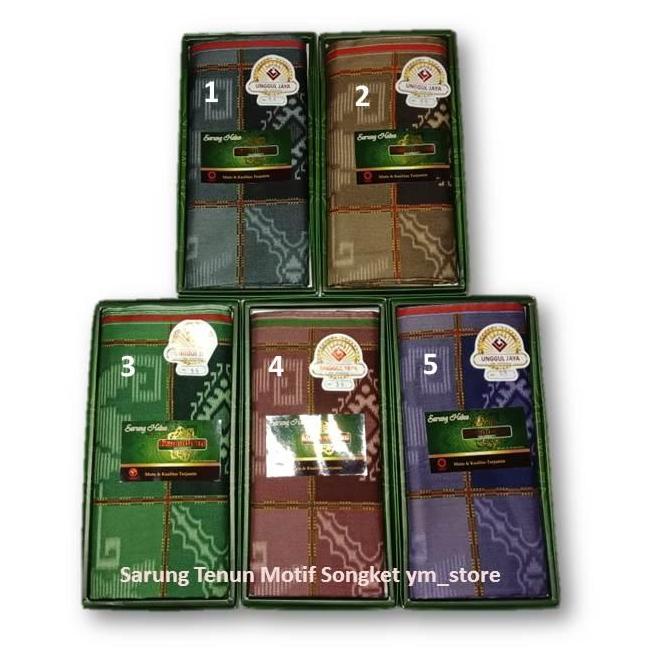 Sarung Tenun, Sarung Samarinda/ Sarung Ramadhani Motif Songket - Best Seller ym_store