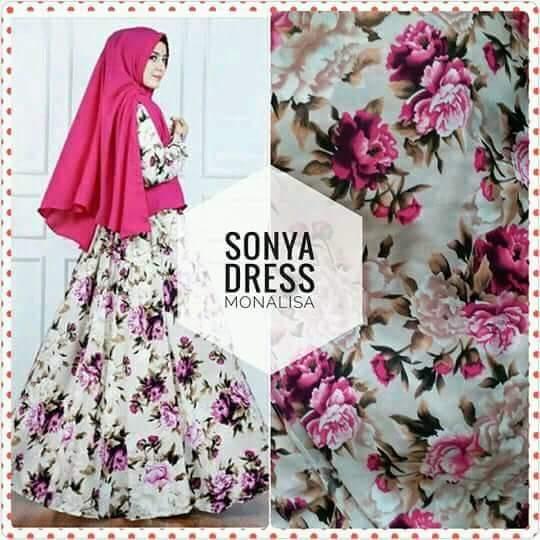 Gamis cantik jual murah cocog buat aktifitas apa aja