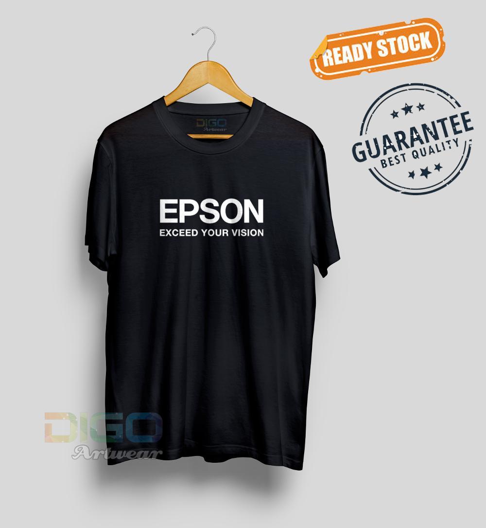 Kaos Epson Exceed Your Vision Distro Keren Dan Cool Premium Quality Ready Size S M L Xl Xxl