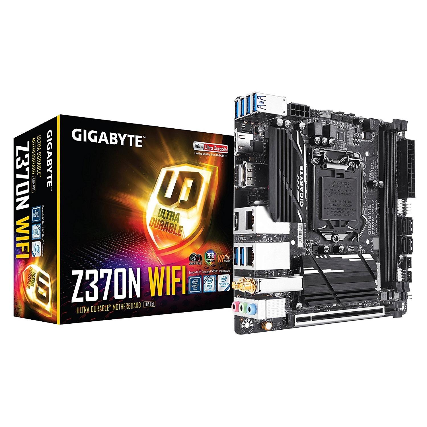 Gigabyte Motherboard Z370N WIFI - Socket 1151 - Hitam