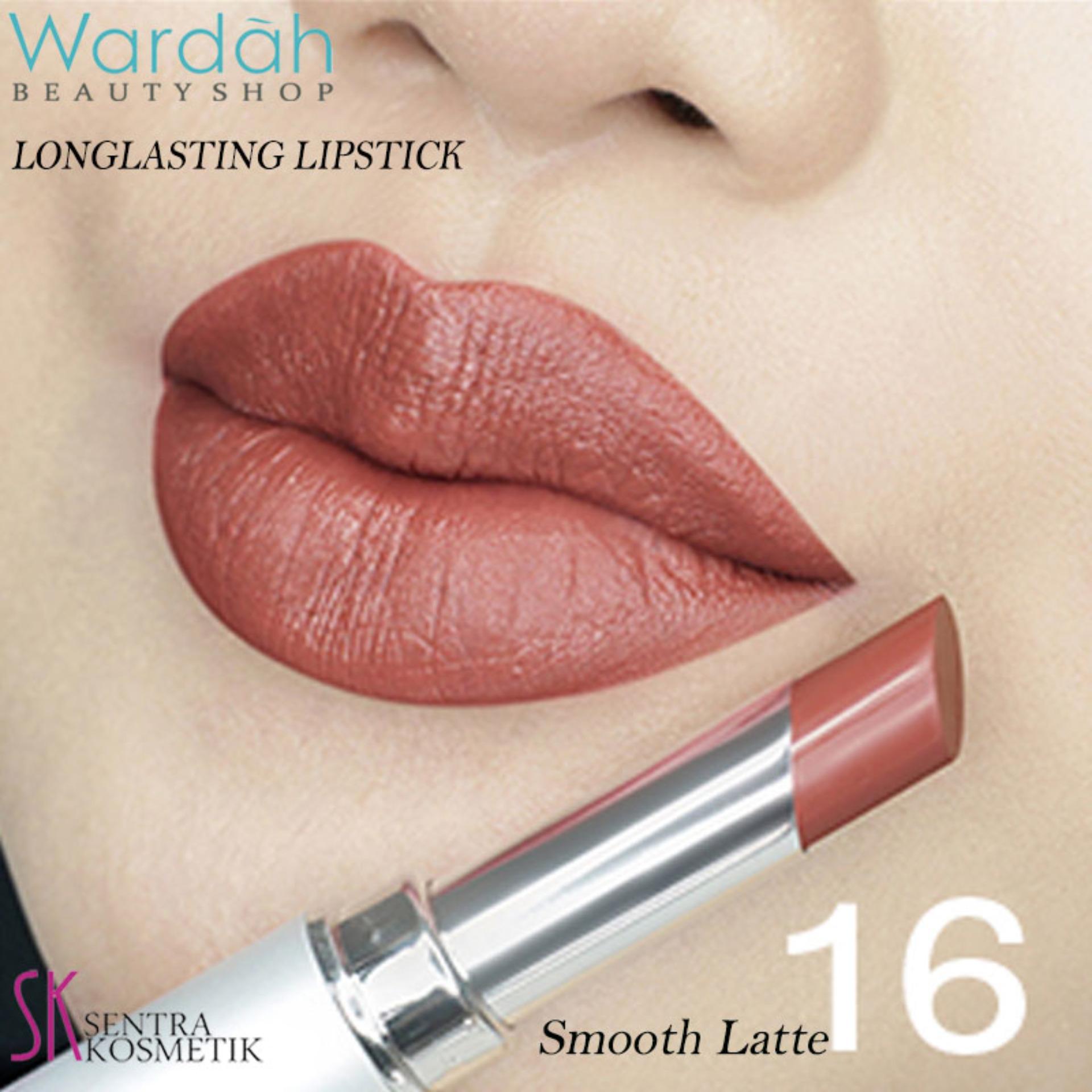 Wardah LONGLASTING Lipstick No.16 Smooth Latte