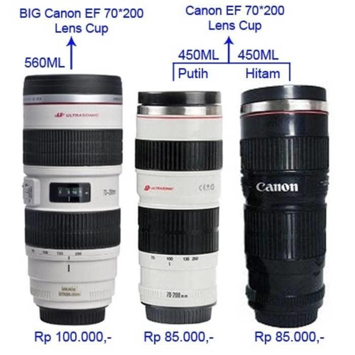 PROMO!!! 450 ml lens mug cup / termos lensa kamera / canon zoomable ef 70*200 - 5pnVih