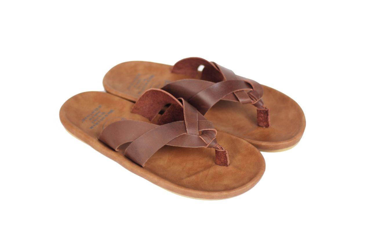 FLASH SALE sandal pria kulit asli type terbaru cevany indonesian made