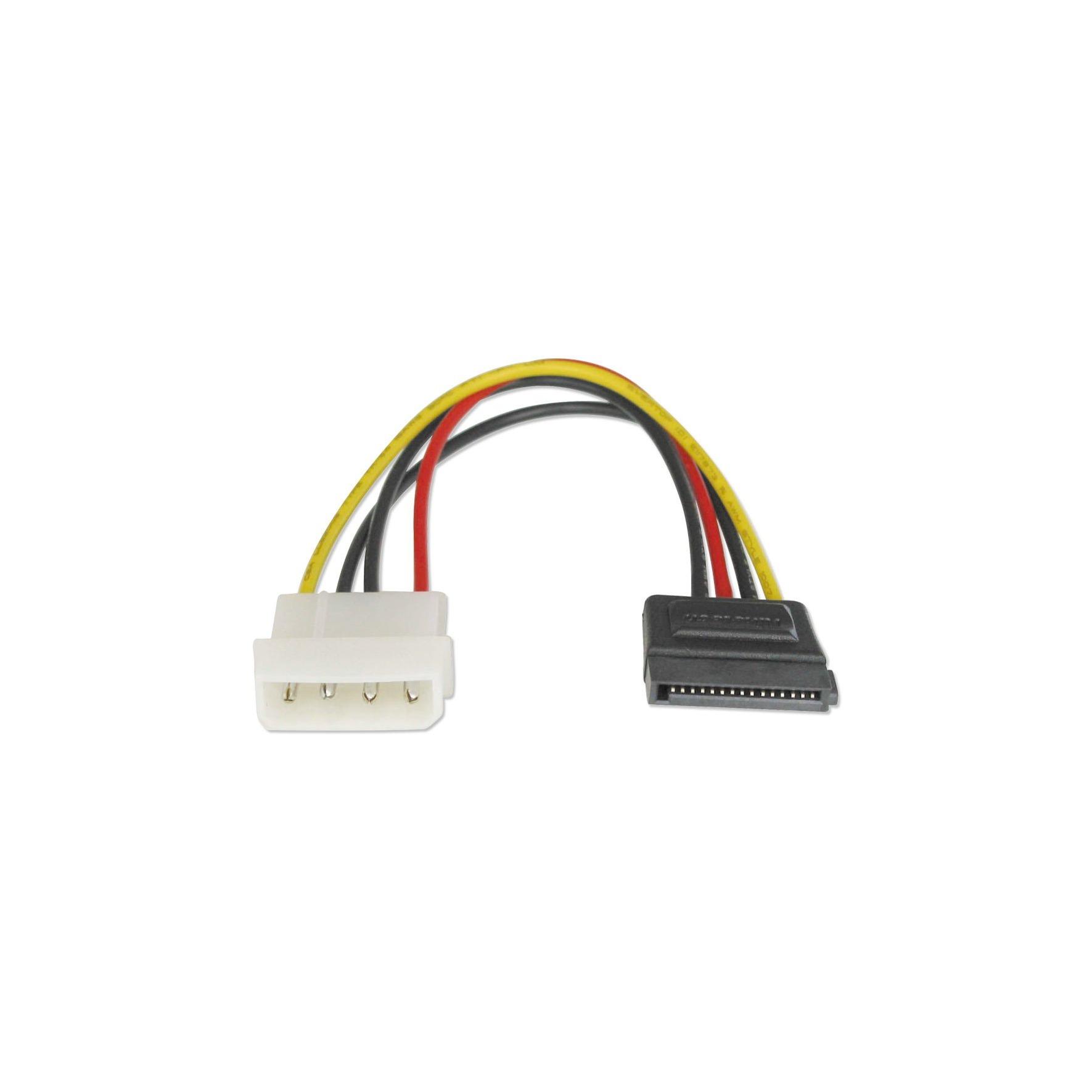 Kabel Konektor Power ATA SATA Single Baru 20cm 20 cm