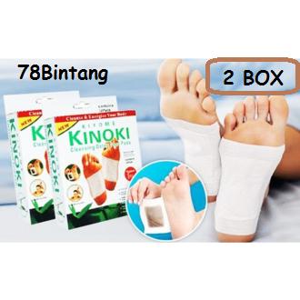 78Bintang Koyo Detox Putih 2Box Isi 20 Pcs - Kinoki Foot Patch - 2Box Isi 20 Pcs Koyo Kinoki Original 