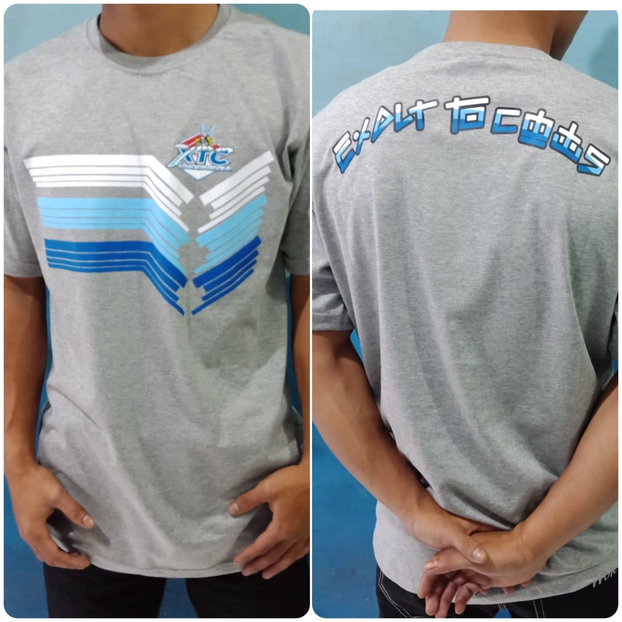 Baju Kaos Original XTC Pusat Bandung Abu