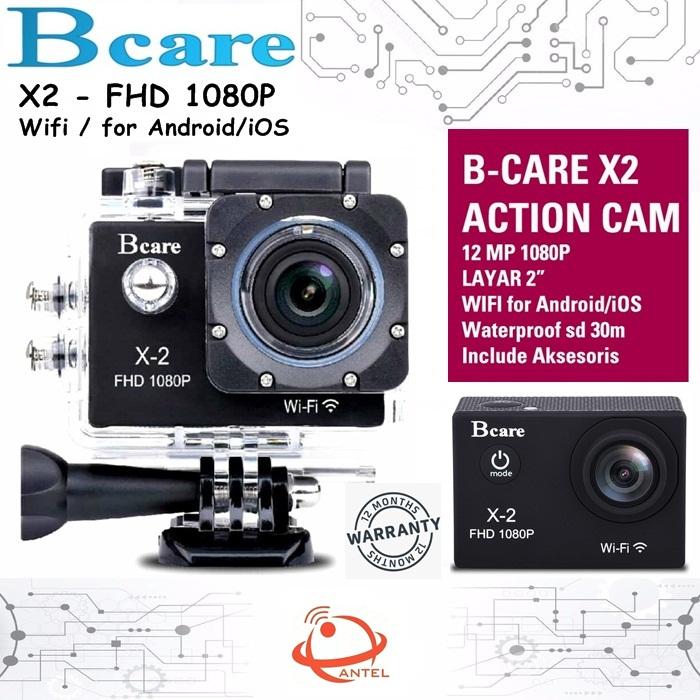 Action Camera Bcare X-2 Action Camera WiFi 12 MP 1080 P