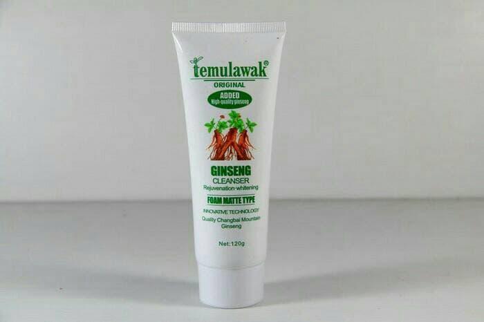 TEMULAWAK CLEANSER GINSENG WHITENING MALAYSIA / CLEANSER FOAM / Aneka Pembersih Wajah Temulawak Ginseng Terbaru / Pencuci Muka Tewulawak Ginseng Murah Terlaris