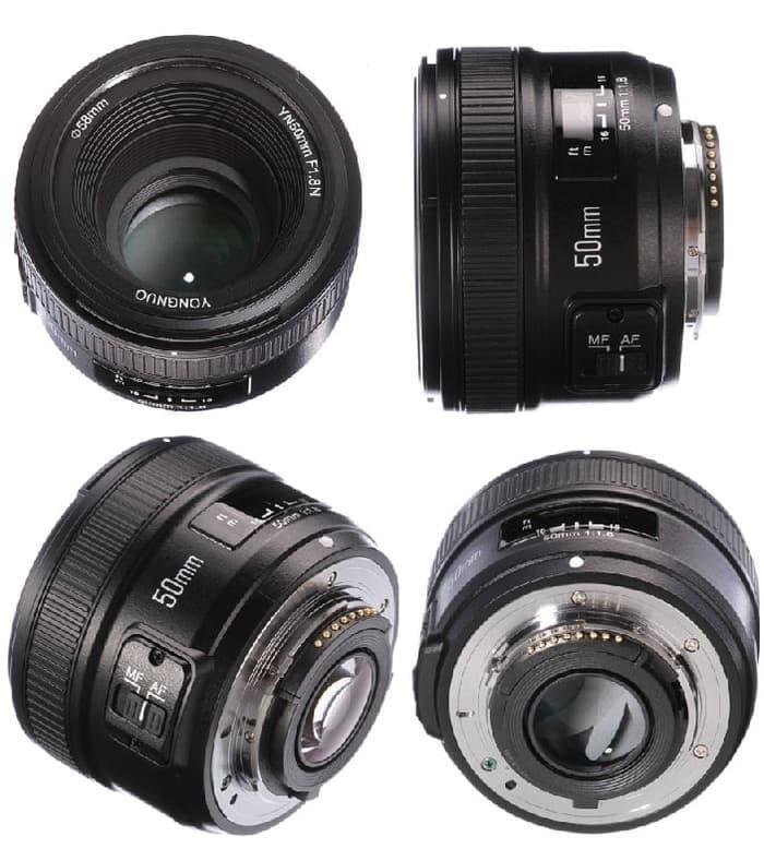 Best Seller LENSA YONGNUO YN 50MM F1.8N For NIKON AF-S Auto Fokus