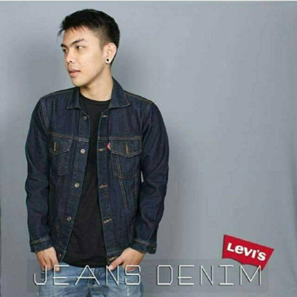 Jaket levis pria cowok jumbo XXXL biru pudar bioblizt biru dongker coklat army hitam sandwash maron di lapak Risky jersy 99 rohmat_sahid