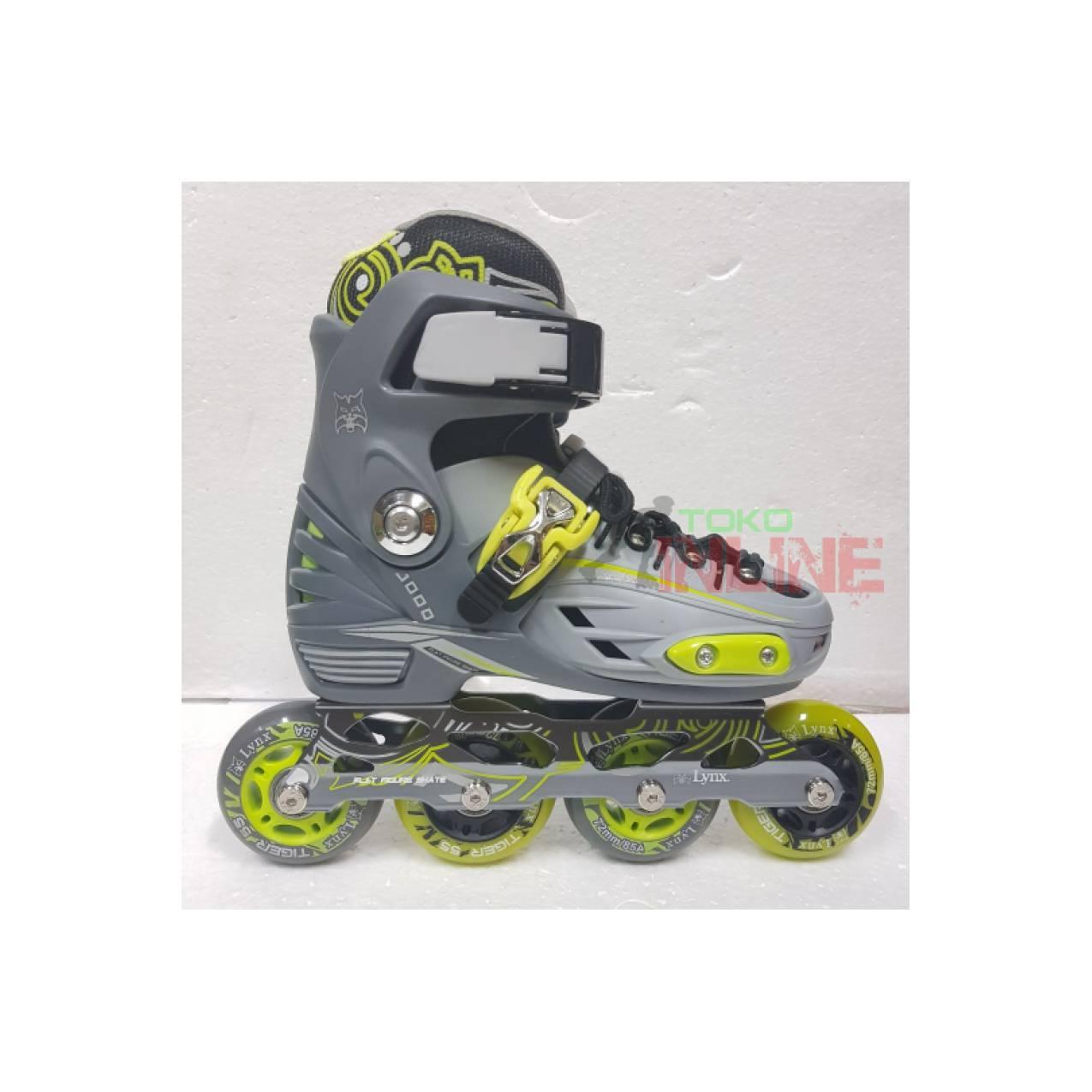 Sepatu Roda LYNX BM137 Recreational Inline Skate - GREY/GREEN