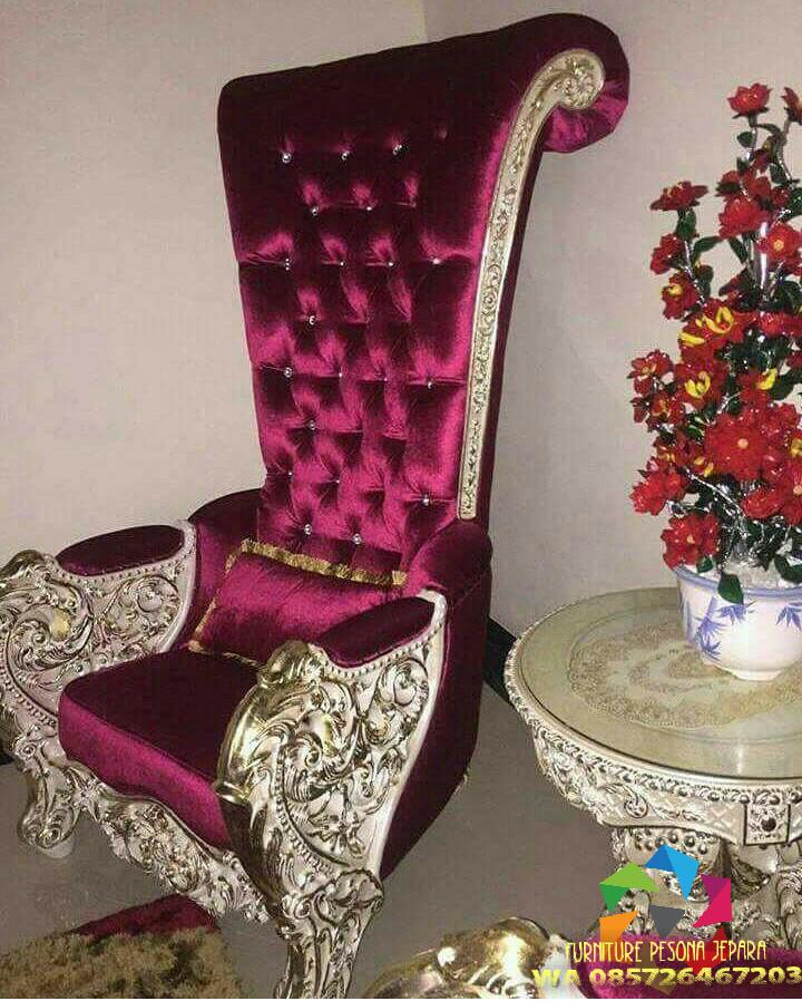Kurso sofa ukir, Kursi dekorasi (tanpa meja). PESONA JEPARA 116