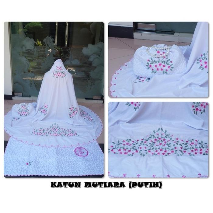 MUKENA DEWASA KATUN MINYAK MUTIARA PUTIH MUKENA DEWASA KATUN MINYAK MUTIARA PUTIH/ TERMURAH/ BERKUALITAS