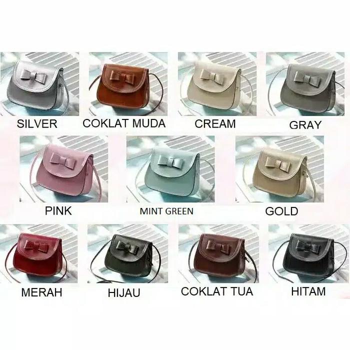 CMT004 Tas Slempang Pita/Sling Bag Ribbon/Shoulder Bag/Tas Wanita