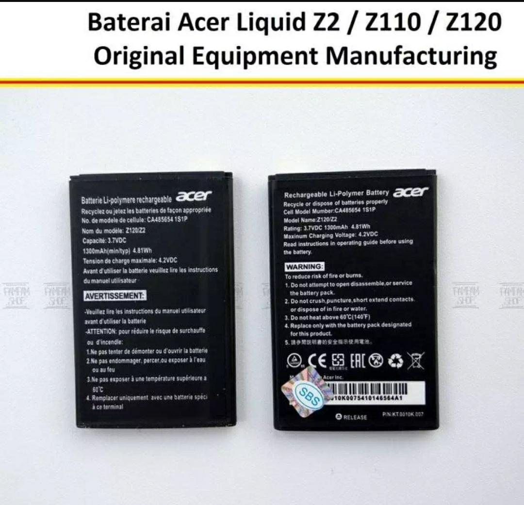 BATERAI HP ACER LIQUID Z2 Z110Z120 ORIGINAL OEM BATRE BATERAI BATTERY