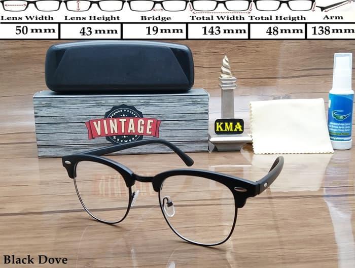 PALING LARIS Kacamata Frame korea VINTAGE kacamata minus frame club master kotak