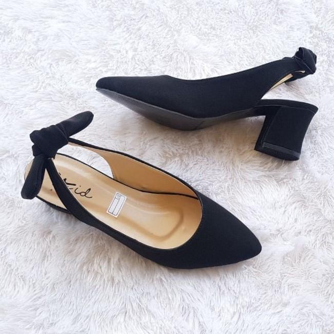 Sepatu Mule Wanita Hak Tahu VIO ID10