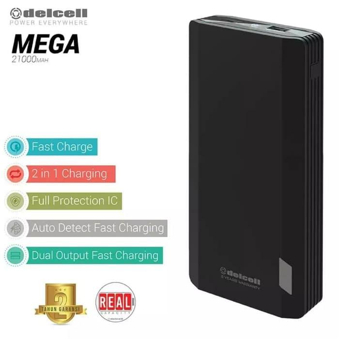 powerbank delcell 21000mah Real Capacity 1 year warranty