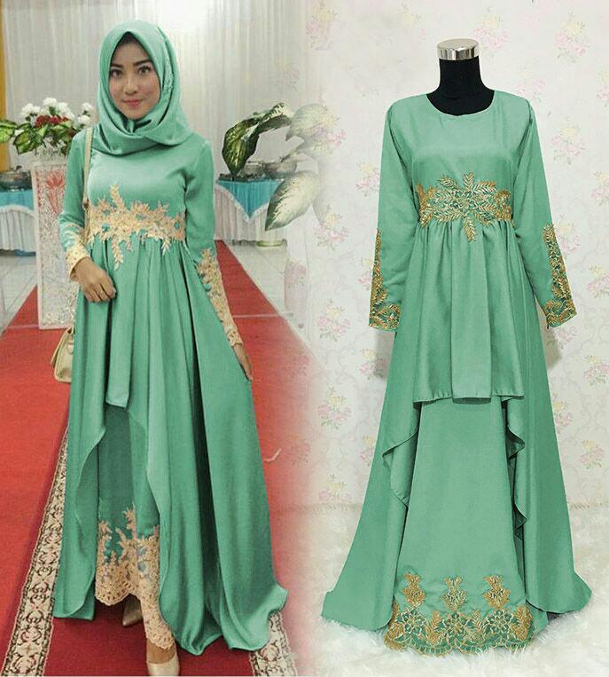 11250 BAJU MUSLIMAH PESTA LATIN TURKISH