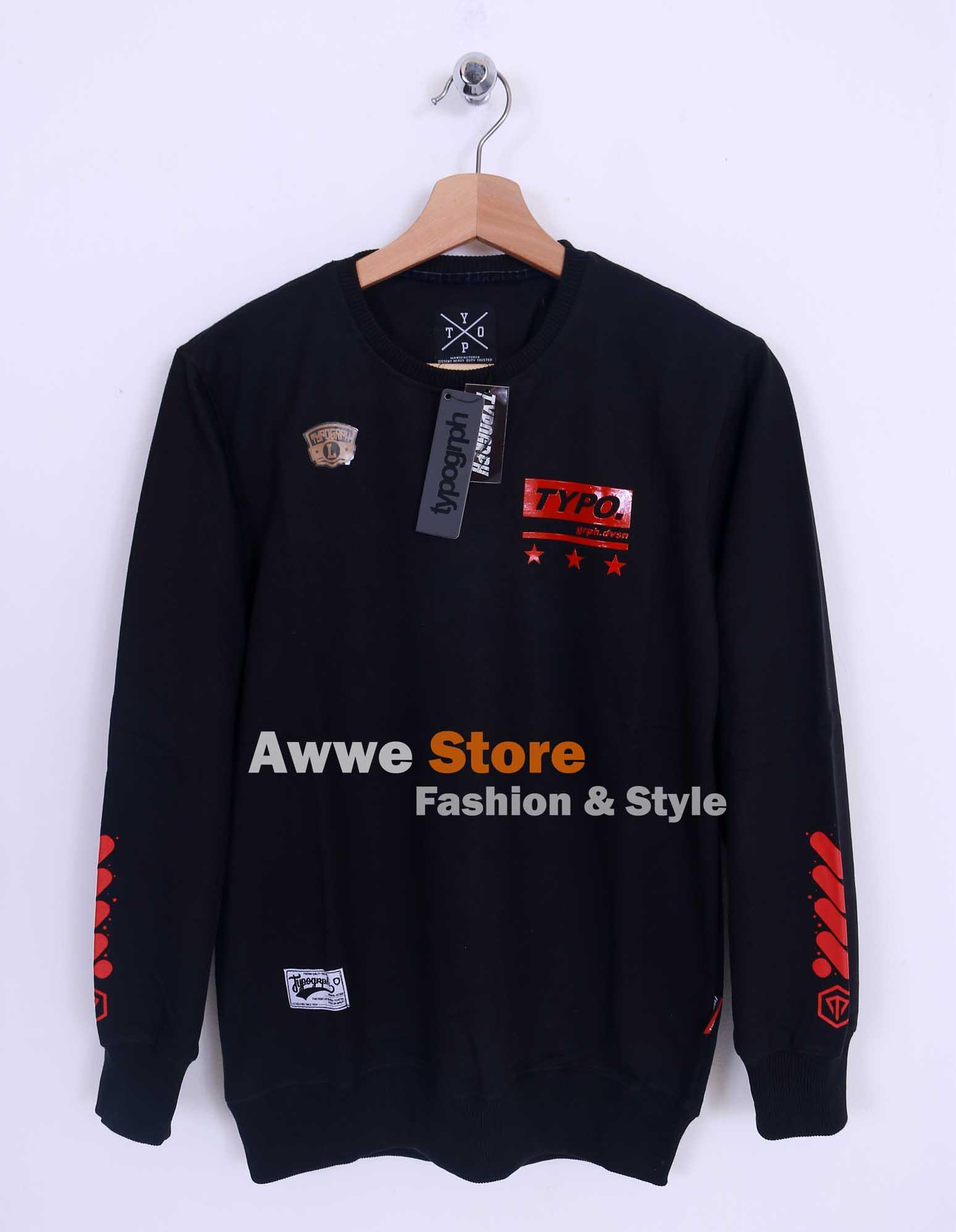 Awwe Store Sweater termurah / sweater pria / sweater distro / sweater tanah abang / sweater fashion / jaket / sweater thypograph 01