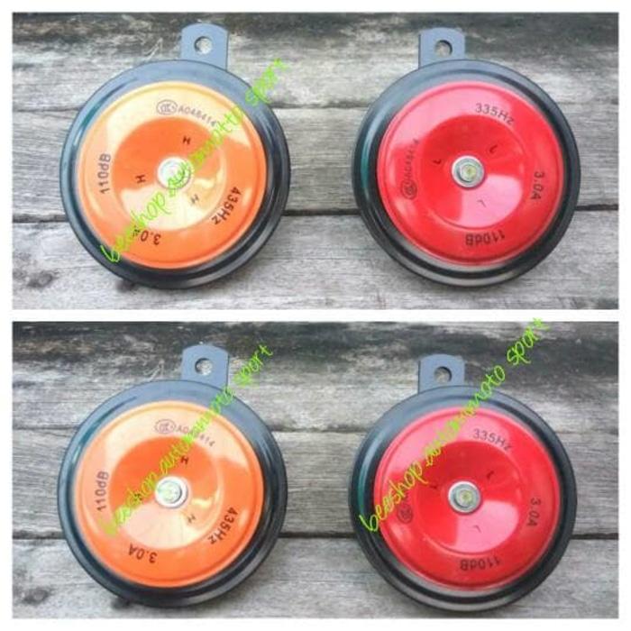 Klakson Keong + Relay Riley Variasi Aksesoris Motor | ( klakson motor mobil keong denso suara waterproof telolet hella polisi sepeda fer ) |