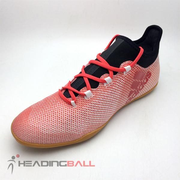 Sepatu Futsal Adidas Original X Tango 17.3 IN White Real Coral CP9140
