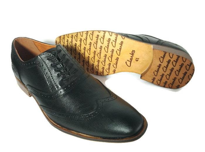 Sepatu Kulit Oxford Clarks 7101 (100% Full kulit Asli) - 7HLv0J