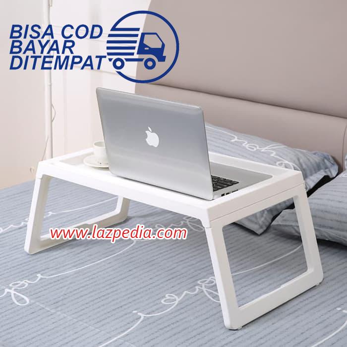 Laz COD - Meja Belajar Nampan Bed Meja Laptop ( Bukan Produk Ikea Klipsk Bed ) Design Unik & Lucu Bahan Plastik - Lazpedia A1