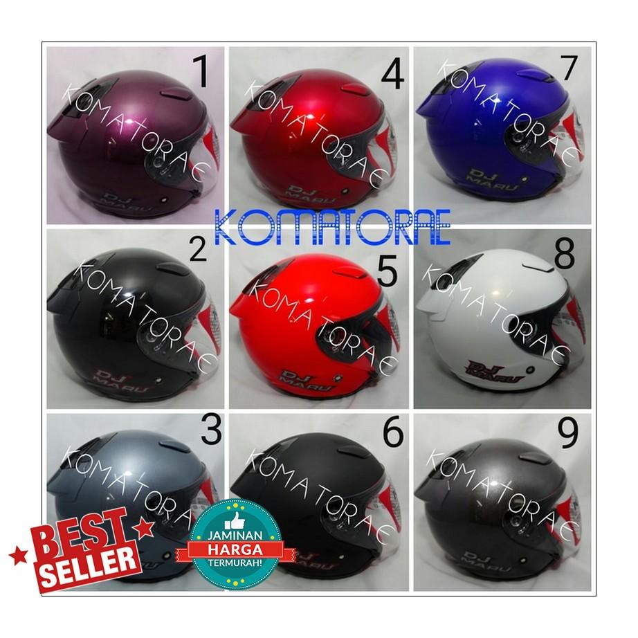 Helm KYT DJ Maru purple red white black blue abu