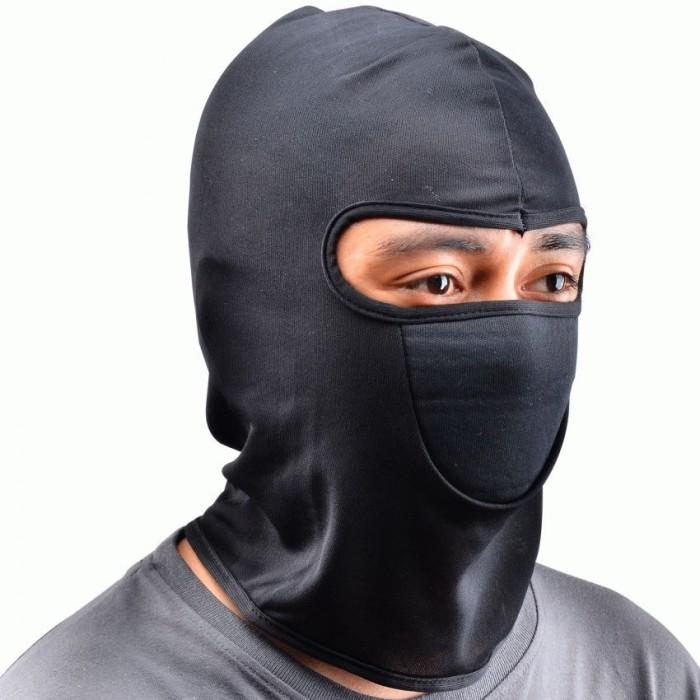 HOT DEALS!! Sarung Kepala Helm Mask Masker Motor Topeng Ninja Sepeda Cover Rambut TERMURAH / MURAH / PACKING RAPIH / PENGIRIMAN CEPAT