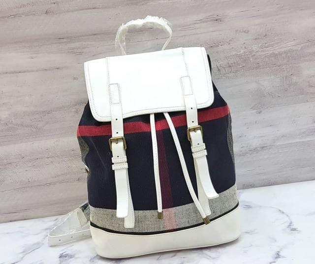 SALE!! BURBERRY Backpack Pouch Mirror Quality Tas Backpack Wanita