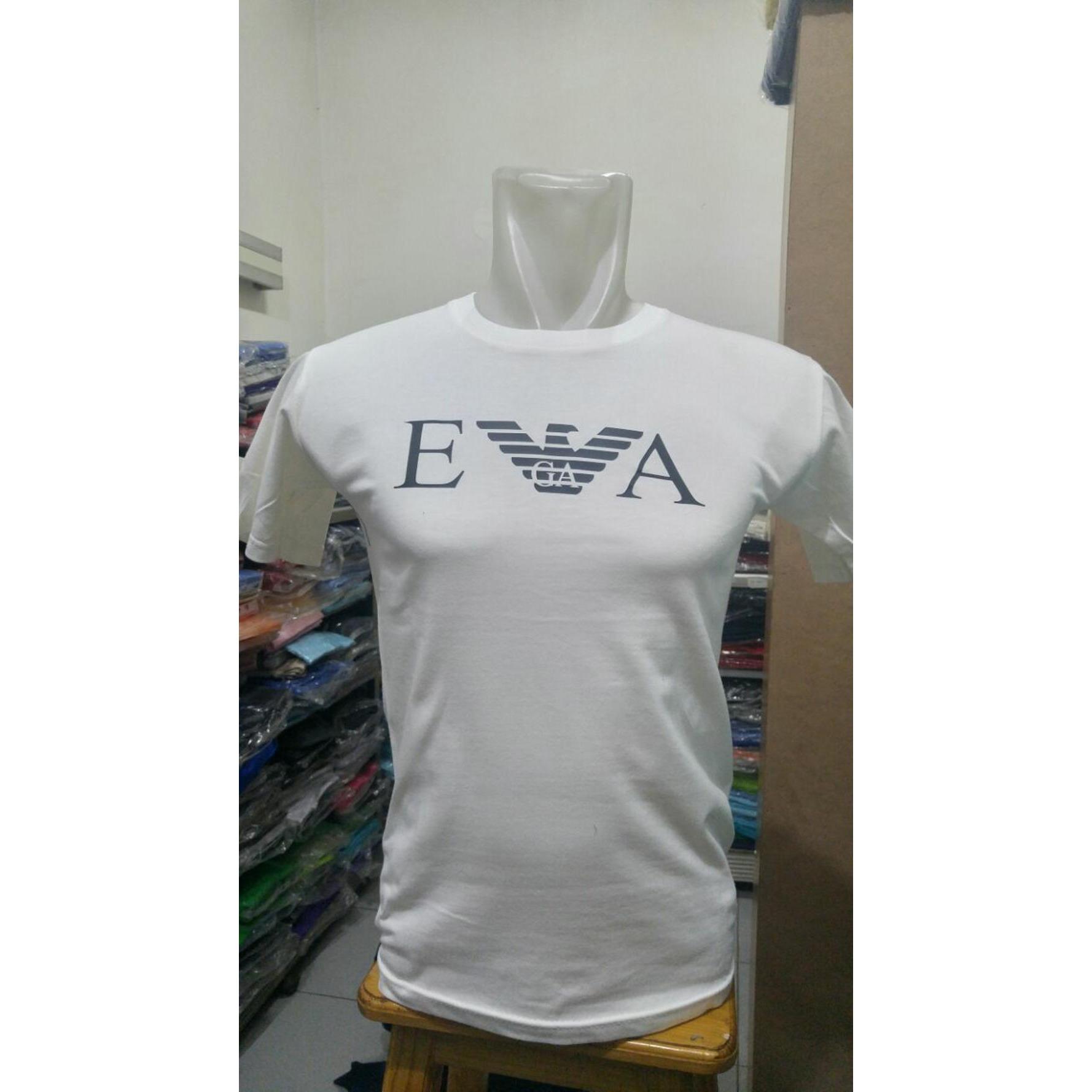 Kaos Pria T-Shirt Custom Cotton Combed - Giorgio Armani