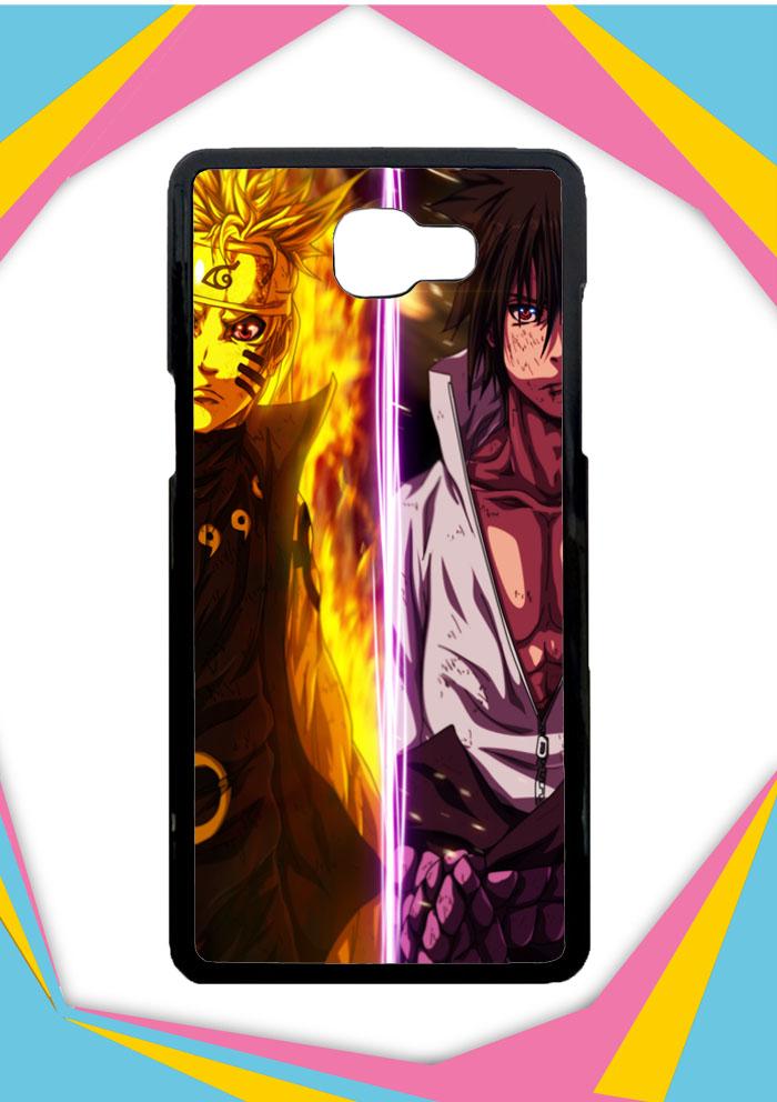 Casing Samsung Galaxy J5 Prime Custom Hardcase NARUTO VS SASUKE MANGA J0320 Case Cover