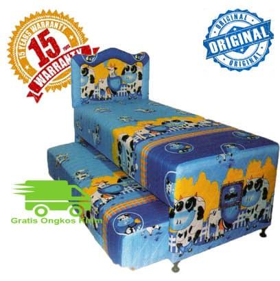Hemat 10%!!  Murah!! 2In1 Spring Bed Anak  Kasur Sorong Bigline By Bigland 120X200 - Aksfla - ready stock