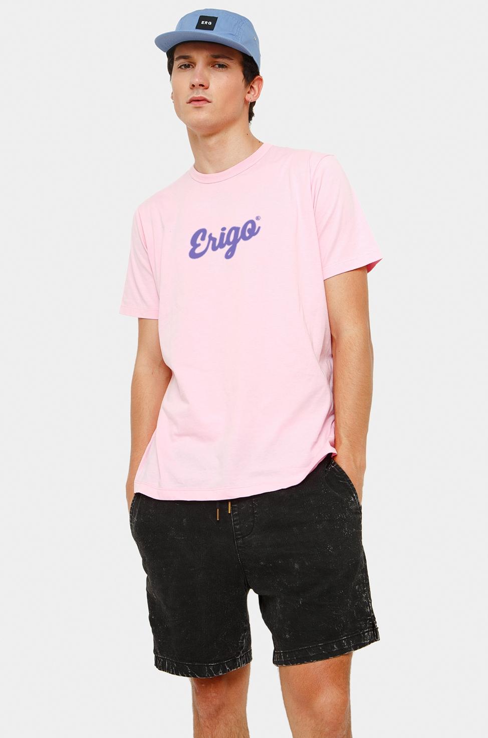 ERIGO Tshirt - ERG BASIC PINK Unisex PINK
