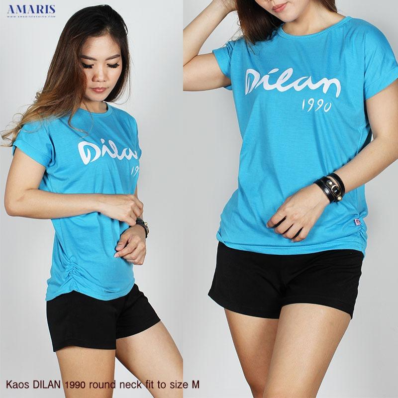 Kaos Kalong Dilan - Kaos Atasan Cewek Murah - Amaris Fashion